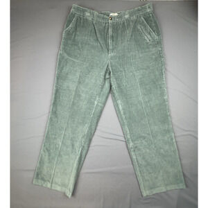Orvis Corduroy Pants | Womens 18 | High Rise Relaxed Fit Sage Green 100% Cotton